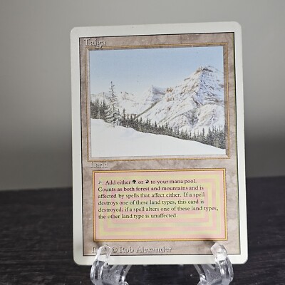 MTG Taiga Revised Edition Regular Rare | eBay