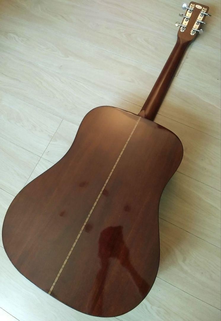 Acoustic Guitar K.Country Kasuga Model No. D-180 Natural Japan