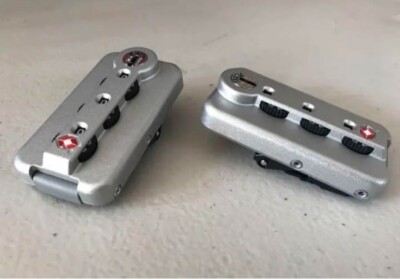 Rimowa Genuine Parts TSA006 Luggage Suitcase Dial Lock Silver Set