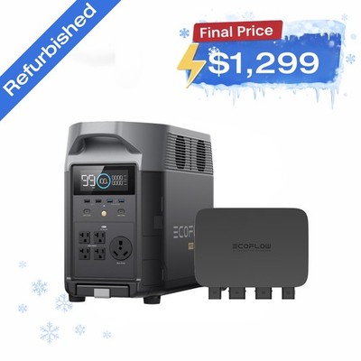 EcoFlow 800W Alternator Charger with Power Station Certified