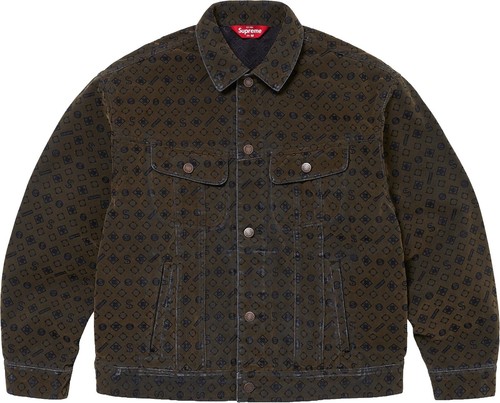 Supreme 19Fw Quilted Paisley Jacket M Navy Blue Men'S | eBay