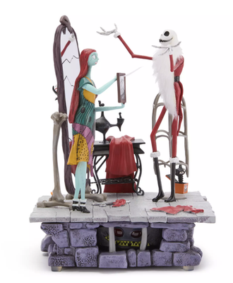 Disney Jack Skellington and Sally Light Up Figure The Nightmare