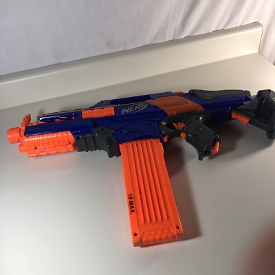 Nerf N Strike Elite Rapidstrike CS-18 Motorized Blaster W/ Clip no
