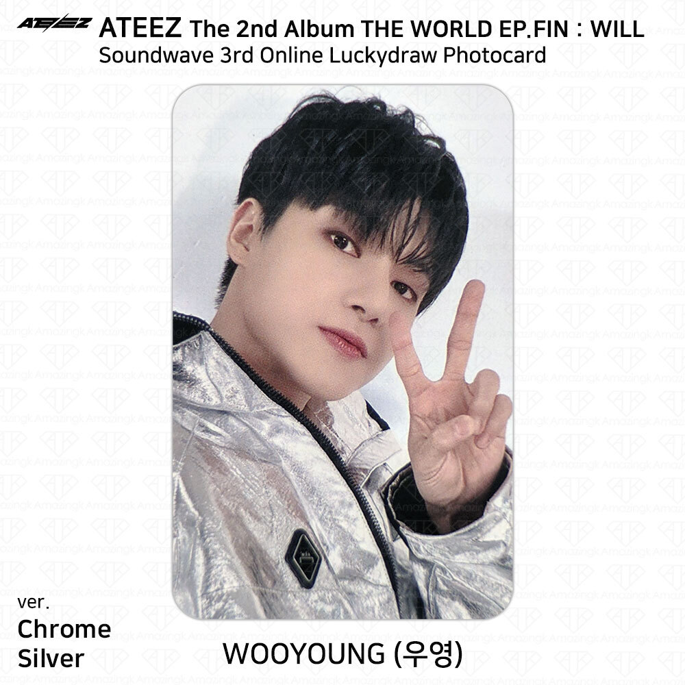 ATEEZ 2nd Album THE WORLD EP.FIN WILL Soundwave 3rd Online Lucky