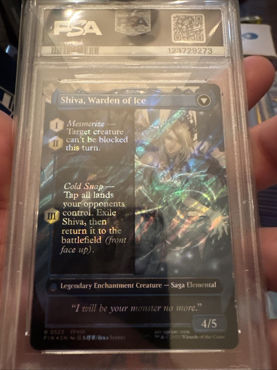 Mtg Final Fantasy Shiva's Dominant Surge Foil Psa 10 | eBay
