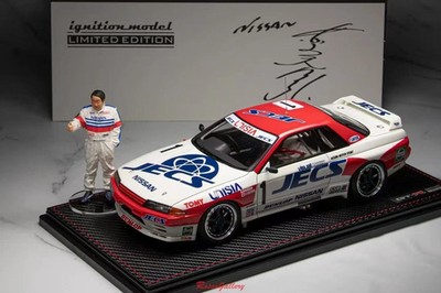 SUPER RARE* 1/18 NISSAN SKYLINE GT-R R32 #1 JTC Group A Mr. Hasemi