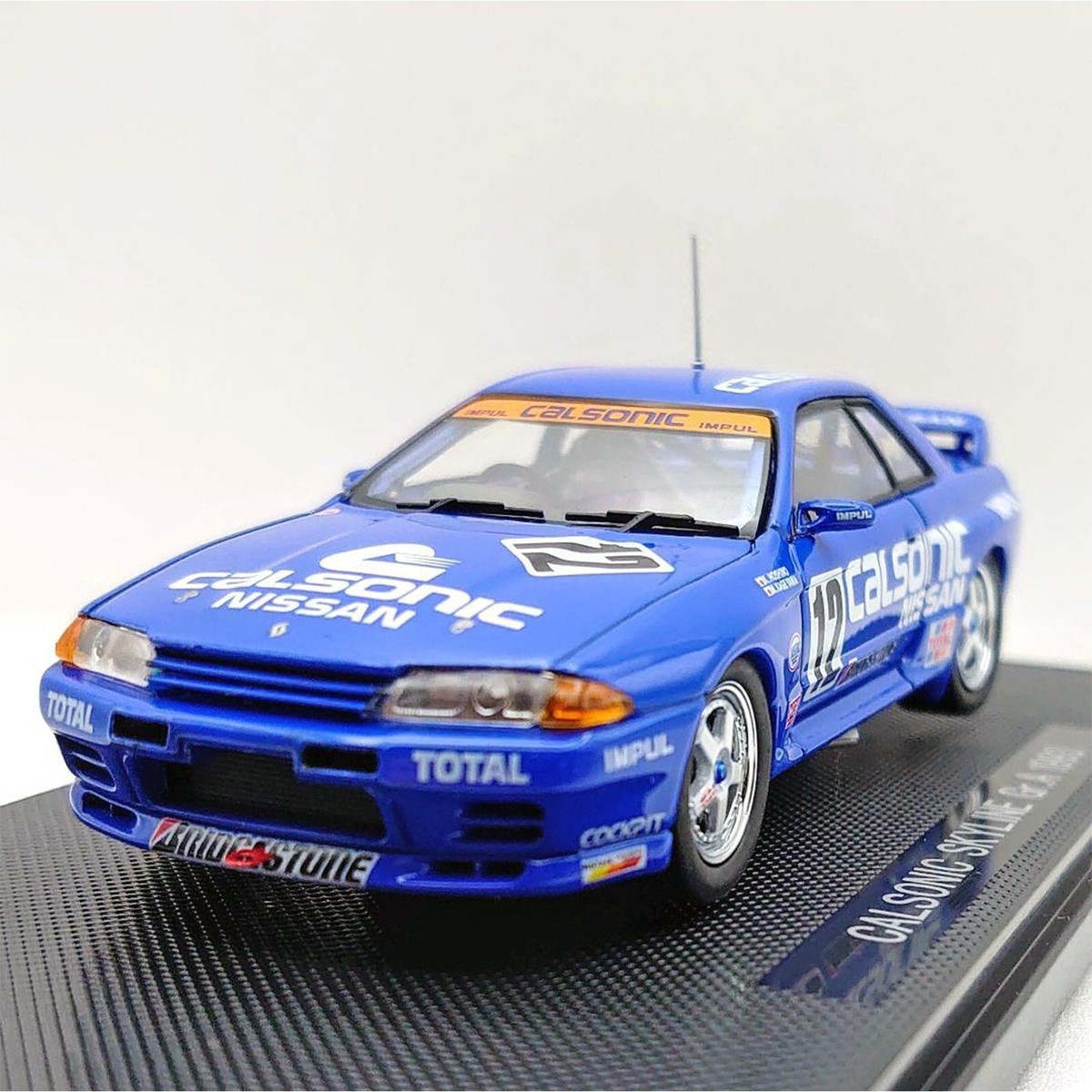 EBBRO RACING CAR COLLECTION NISSAN 1/43 CALSONIC SKYLINE Gr.A 1993