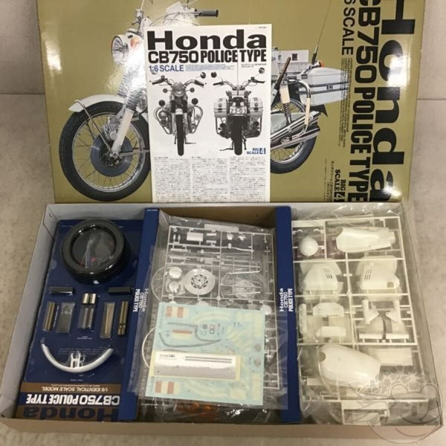 Tamiya 1/6 Scale HONDA CB750 POLICE TYPE Big Scale plastic Model