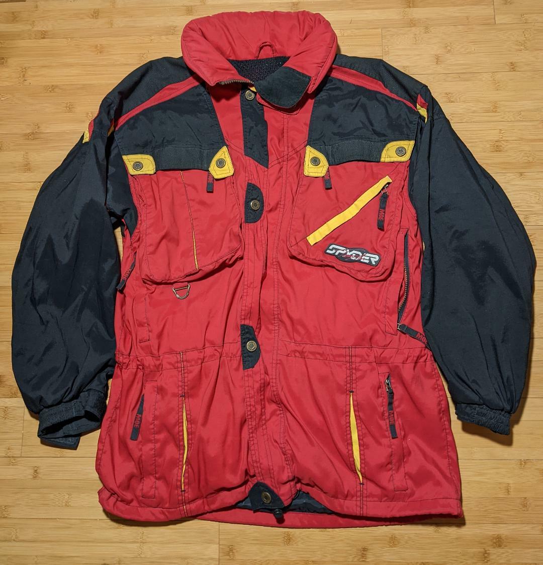 Vintage Spyder XT Tommy Moe Series Red Ski Snowboard Jacket. Size