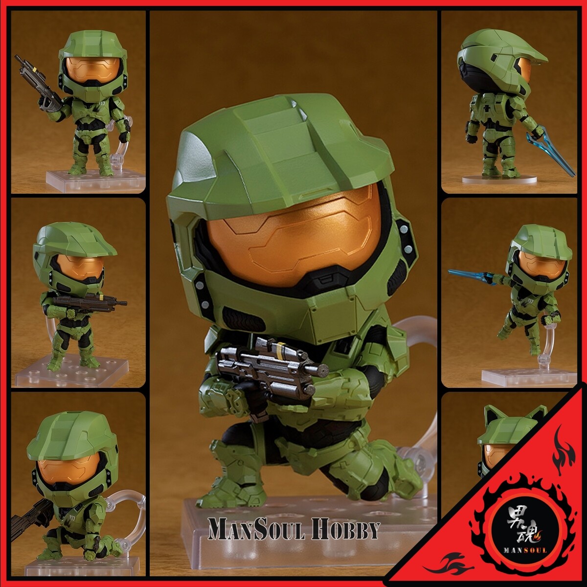 NEW AUTHENTIC GSC Nendoroid 2177 Halo Infinite Master Chief Figure