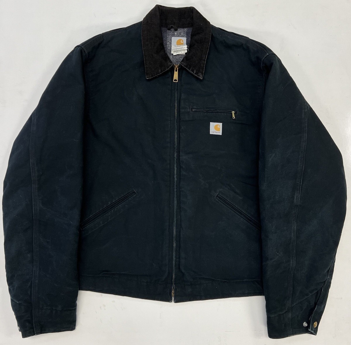 Carhartt detroit jacket Black J01BLK Size 48T XLT blanket lined
