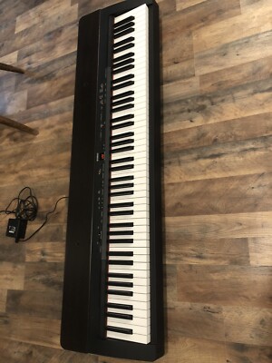 Yamaha P-140 88-Key Weighted Electric Piano Wood Grain | eBay