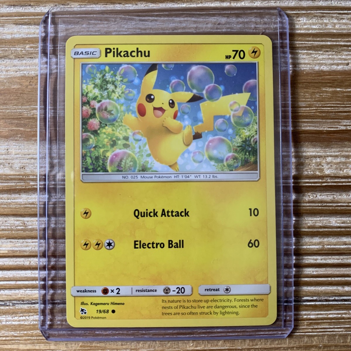 Pikachu 19/68 Hidden Fates Common Pokemon Card 2019 LP-NM | eBay