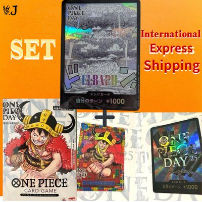 ONE PIECE Card Game 2025 ELBAPH Don!! + Luffy Promo Set One Piece