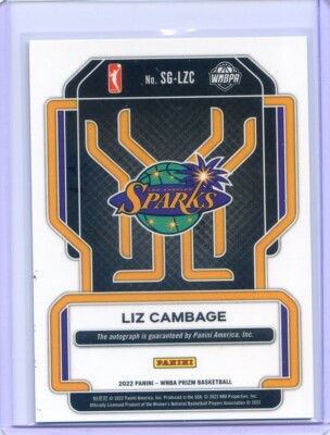 2022 Panini Prizm WNBA LIZ CAMBAGE Signatures Auto Autograph #SG