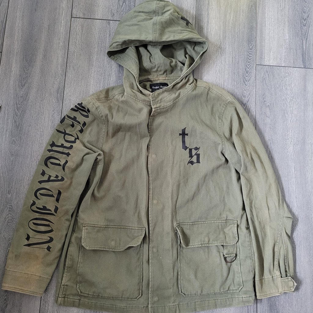 Rare TAYLOR SWIFT Reputation Stadium Tour Army Snake Green Jacket