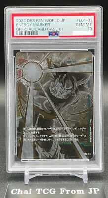 PSA 10 Energy Marker E01-01 Gold Goku Dragon Ball Super Fusion