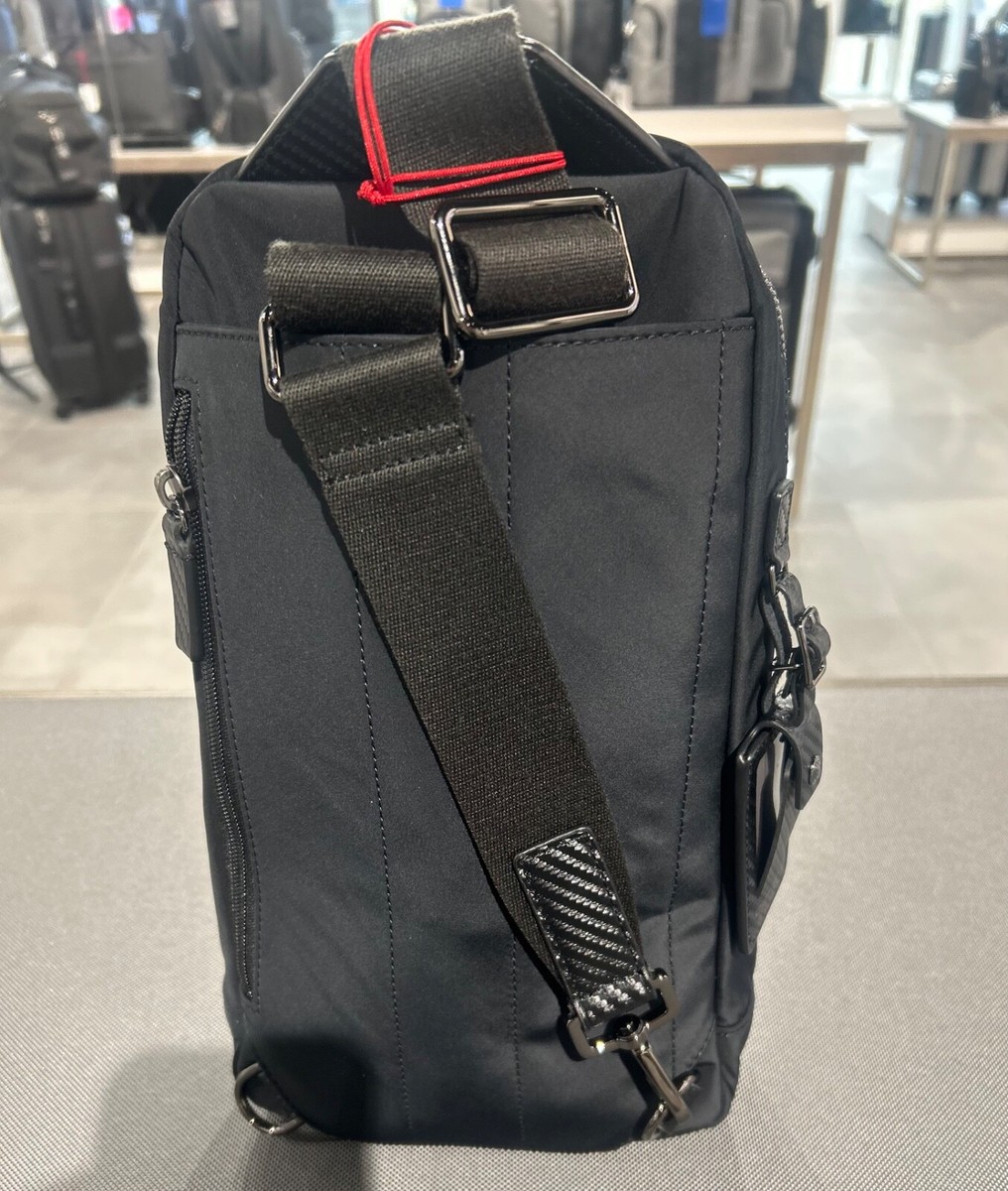 NEW Tumi RIDGEVIEW 12.25” Smooth Polyester Sling Crossbody - BLACK