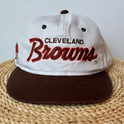Vintage Cleveland Browns Script SnapBack Hat Sports Specialties