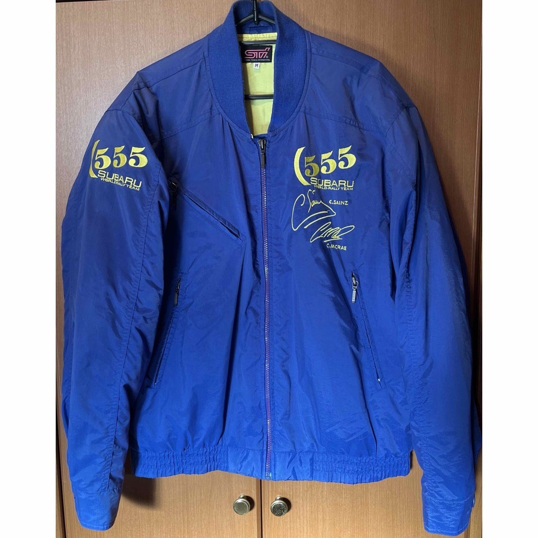 Subaru World Rally Team 555 WRC STI Jacket Blue Size M Tecnica