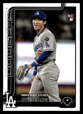 2025 Topps Update US312 Hyeseong Kim, Los Angeles Dodgers (Rookie