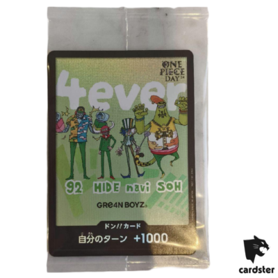 SEALED] DON Card GRE4N BOYZ [Promo] ONE PIECE DAY 24 Day 1