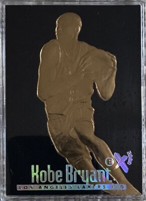 1996-97 Skybox EX-2000 Kobe Bryant Black 23KT Gold /5000 Rc
