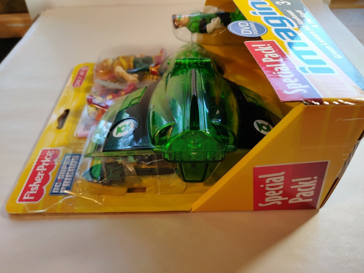 Imaginext DC Super Friends GREEN LANTERN JET, HAWKMAN & THE FLASH