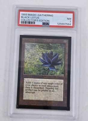 1993 MAGIC THE GATHERING COLLECTOR'S EDITION BLACK LOTUS NM PSA 7
