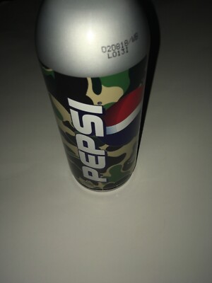 Bape X Pepsi 2001 RARE Full Sealed A Bathing Ape Soda From Nigo