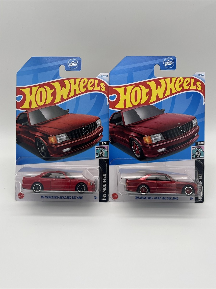 Hot Wheels 2024 SUPER TREASURE HUNT '89 Mercedes-Benz 560 SEC AMG