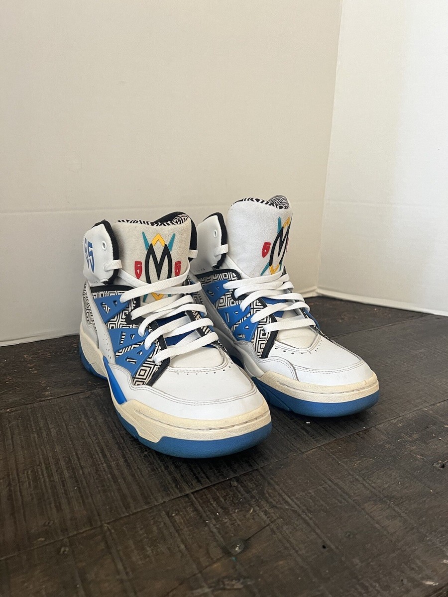 Adidas Dikembe Mutombo #55 Men's G99903 White Blue Size 10 | eBay