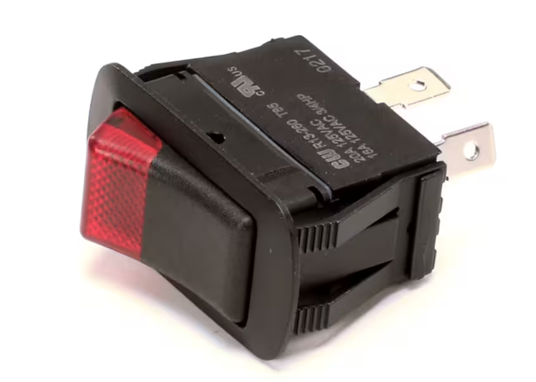 Vulcan Hart R13-260 T85, 0217, Switch, Rocker, SPST, Lighted Red