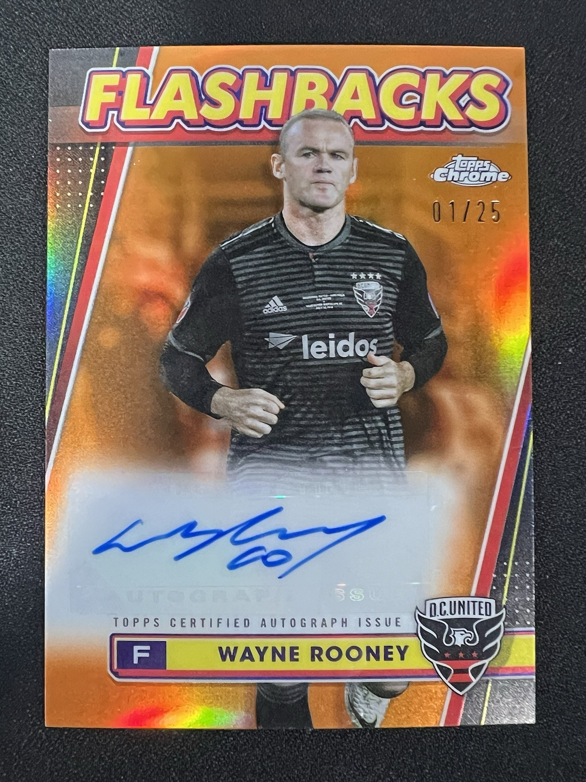 Wayne Rooney 2024 Topps Chrome MLS #FA-WR MLS Flashbacks