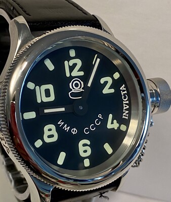 52mm ETA 6497 Swiss Mechanical | Black Dial & Band | RUSSIAN DIVER