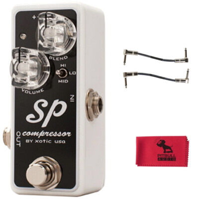 Xotic Effects SP Compressor Guitar Effects Pedal w/ Patch Cables
