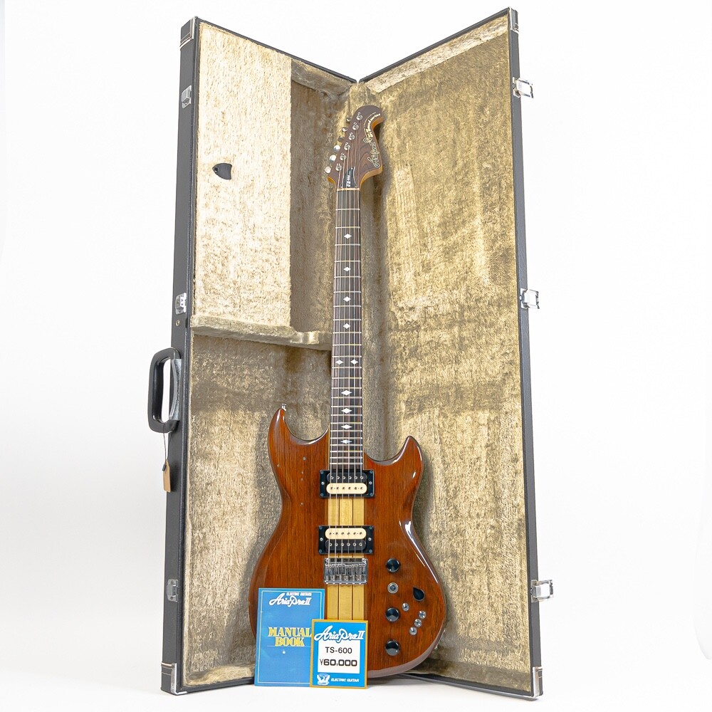 1980 Aria Pro II TS-600 Tri-Sound Series Natural w/ Neck-Thru