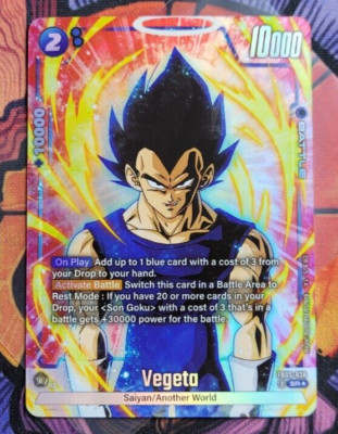 Vegeta FB05-038 Alternate Art New Adventure Dragon Ball Super TCG