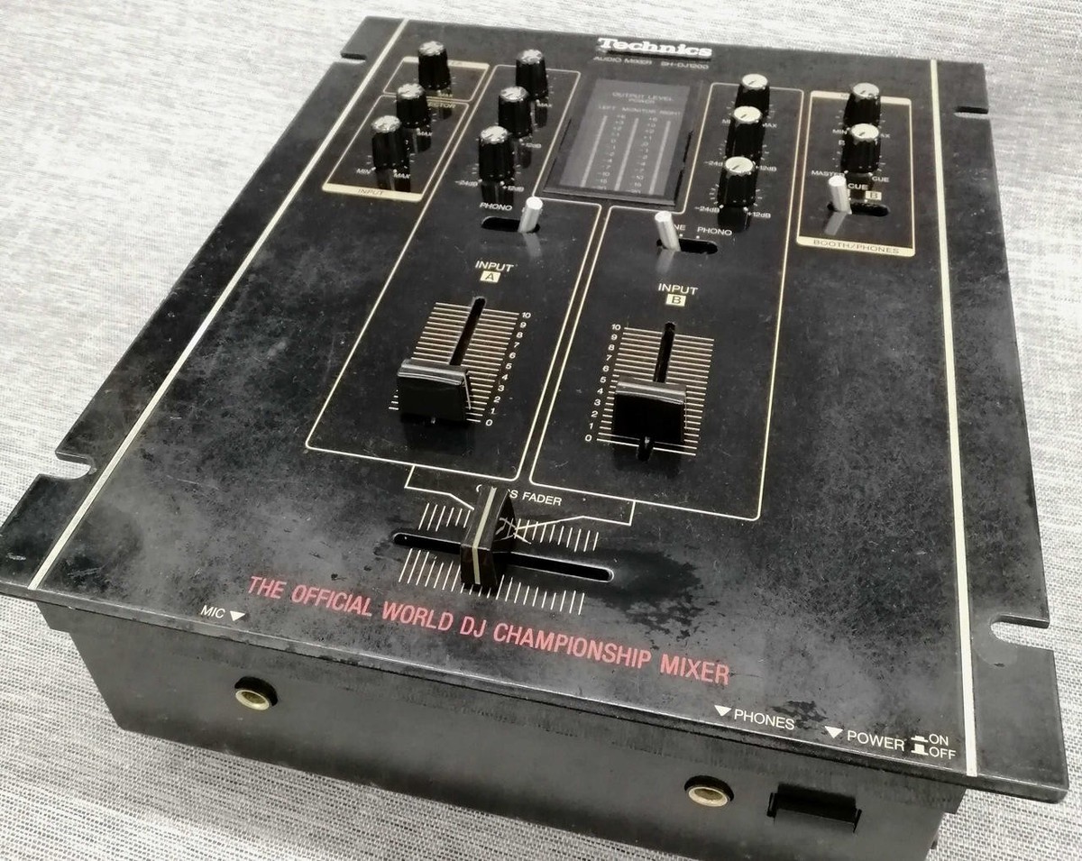 Junk Technics SH-DJ1200 Black Audio Mixer Japan | eBay