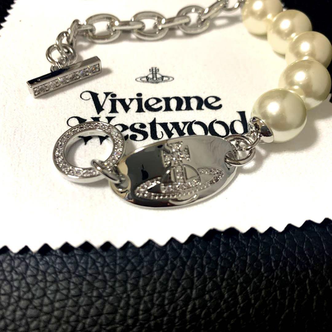Vivienne Westwood Bracelet Pearl Silver Men's NO BOX [EJ912 | eBay