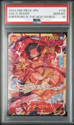 PSA 10 Gol D. Roger OP09-118 SEC Emperors in the New World ONE
