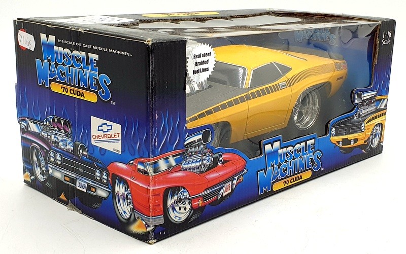 Muscle Machines 1/18 Scale Model 71165 - 1970 Plymouth Cuda