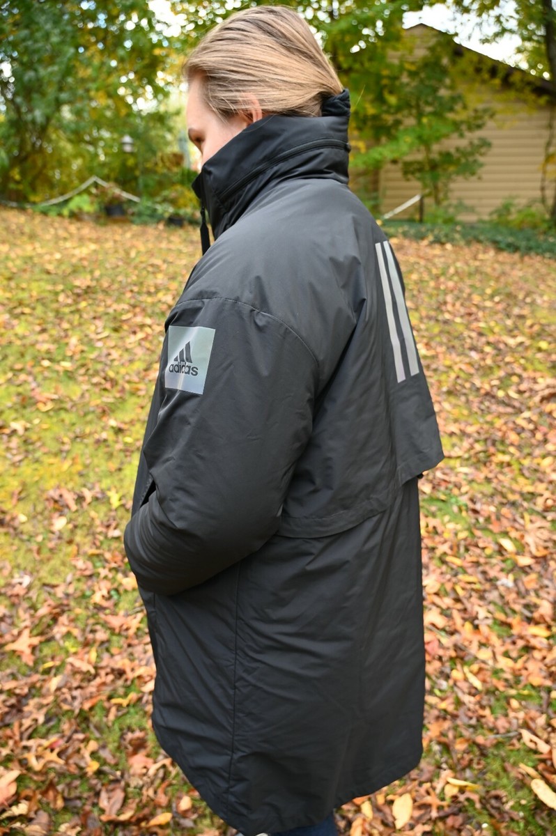 NEW Women's Adidas Black MYSHELTER 4 in 1 Versatile Parka GL1003