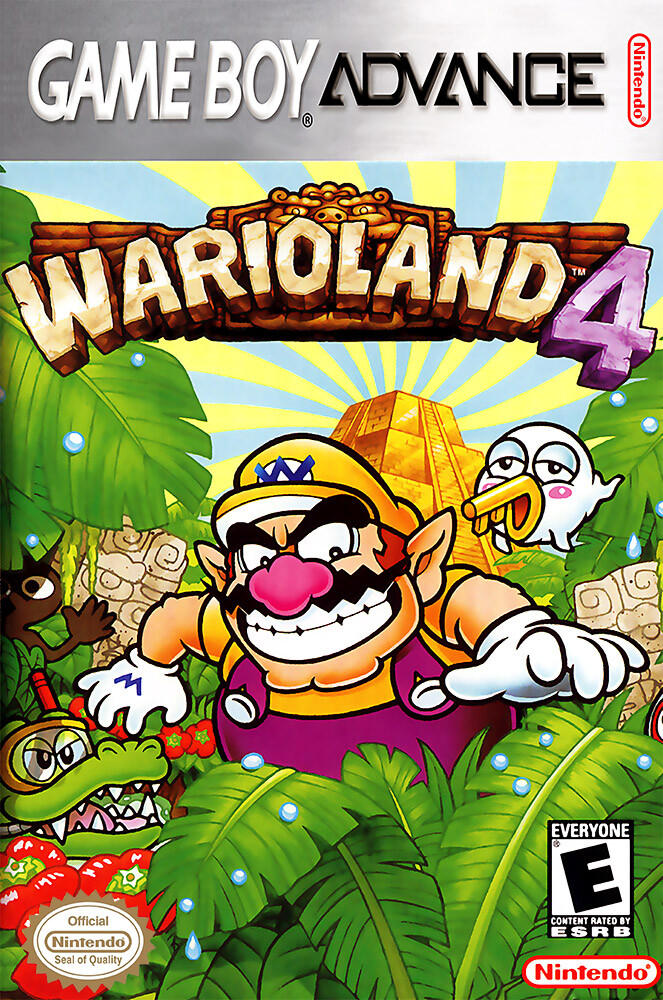 Wario Land 4 BOX ART Nintendo GBA Premium POSTER MADE IN USA