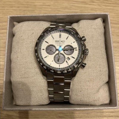 Seiko V175-0FA0 Solar Chronograph Watch Used No Scratches | eBay