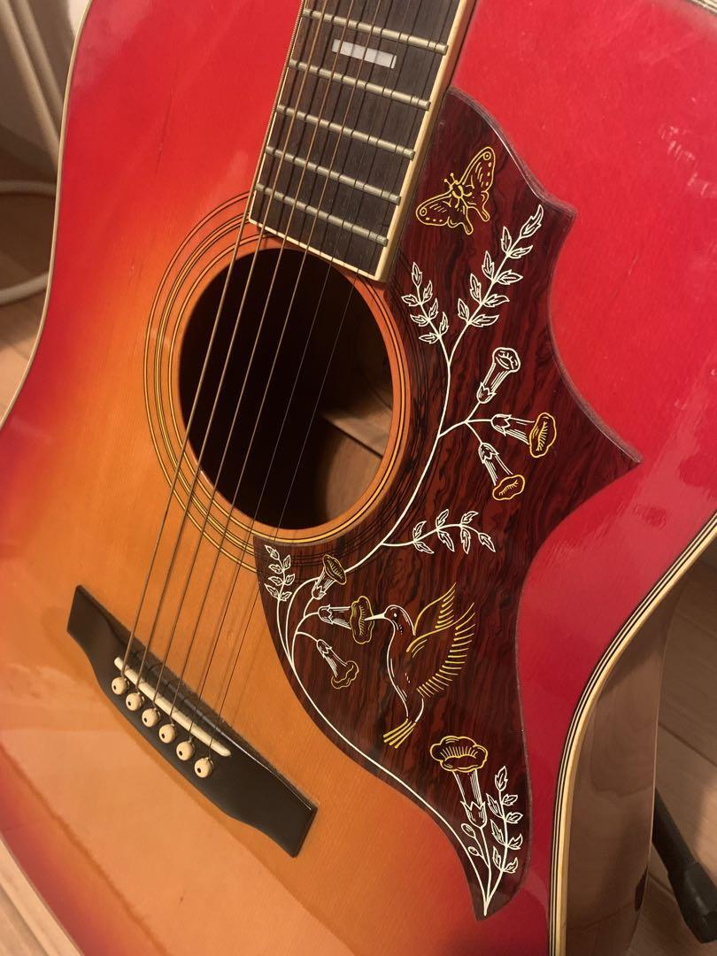 Acoustic Guitar Morris WH-25 Hummingbird Sunburst Made in Japan | eBay