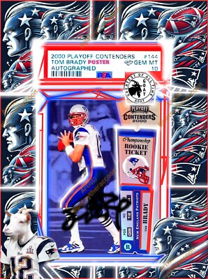 2000 Playoff Contenders Tom Brady Rookie #144 🔥Ultra-Rare 🔥 GOAT