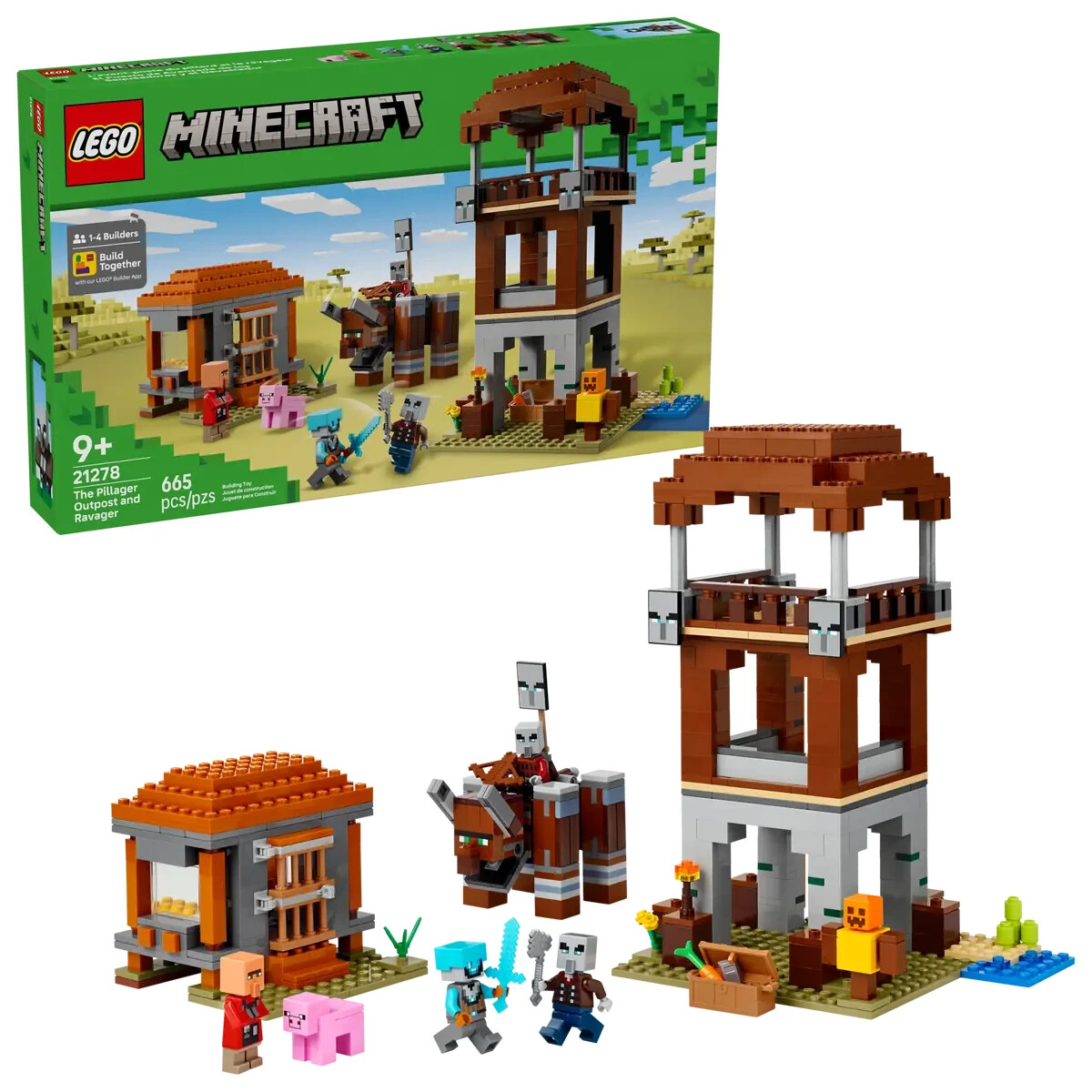 LEGO #21278 The Pillager Outpost and Ravager Minecraft June-1 2025