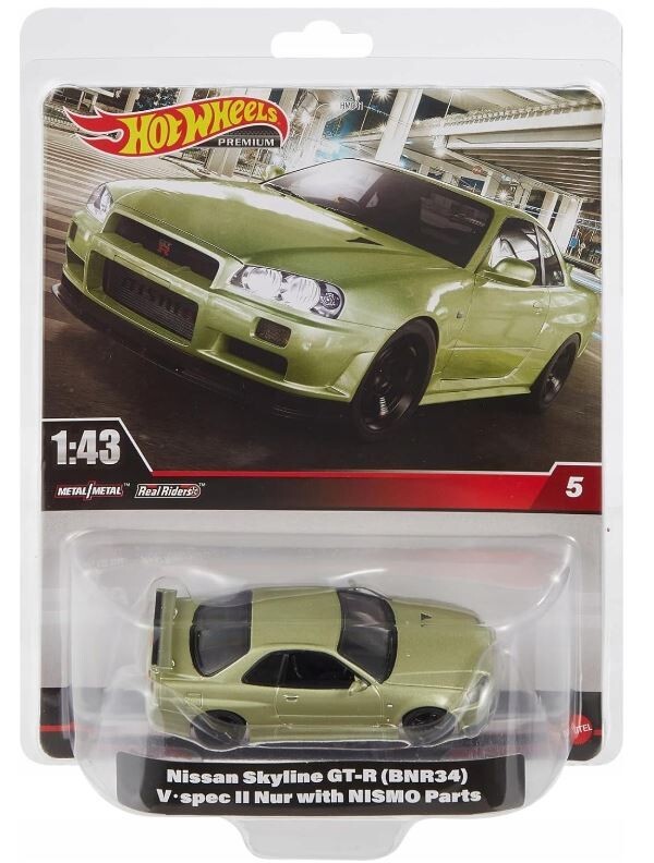 Hot Wheels PREMIUM 1:43 Nissan Skyline GT-R (BNR34) HMD47 | eBay