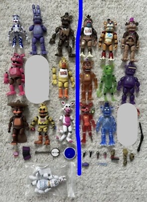 Five Nights At Freddy's Fnaf Figures Bundle Job Lot Complete Figs